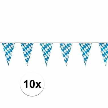 10x oktoberfest vlaggenlijnen 10 meter