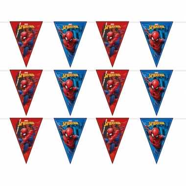 3x marvel spiderman vlaggenlijnen kinderverjaardag