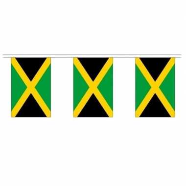 3x polyester vlaggenlijn van jamaica 3 meter