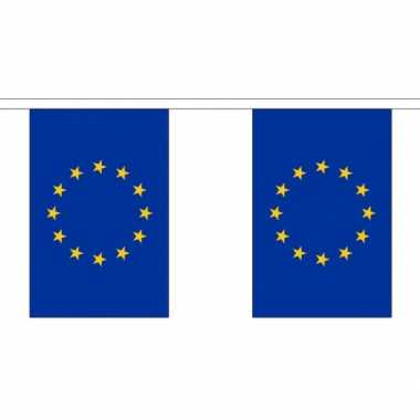 Stoffen vlaggenlijn europa 3 meter