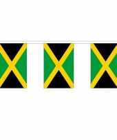3x polyester vlaggenlijn van jamaica 3 meter