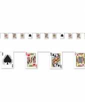 Casino slinger met kaartspel 4 meter