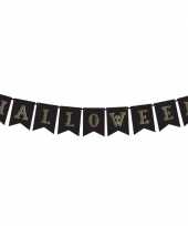 Halloween feest party banner letterslinger versiering karton 175 cm