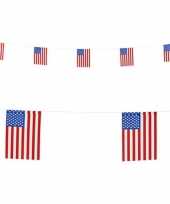 Papieren vlaggenlijn amerika 6 m