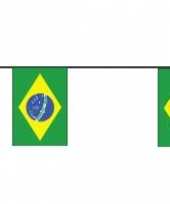Papieren vlaggenlijn brazilie